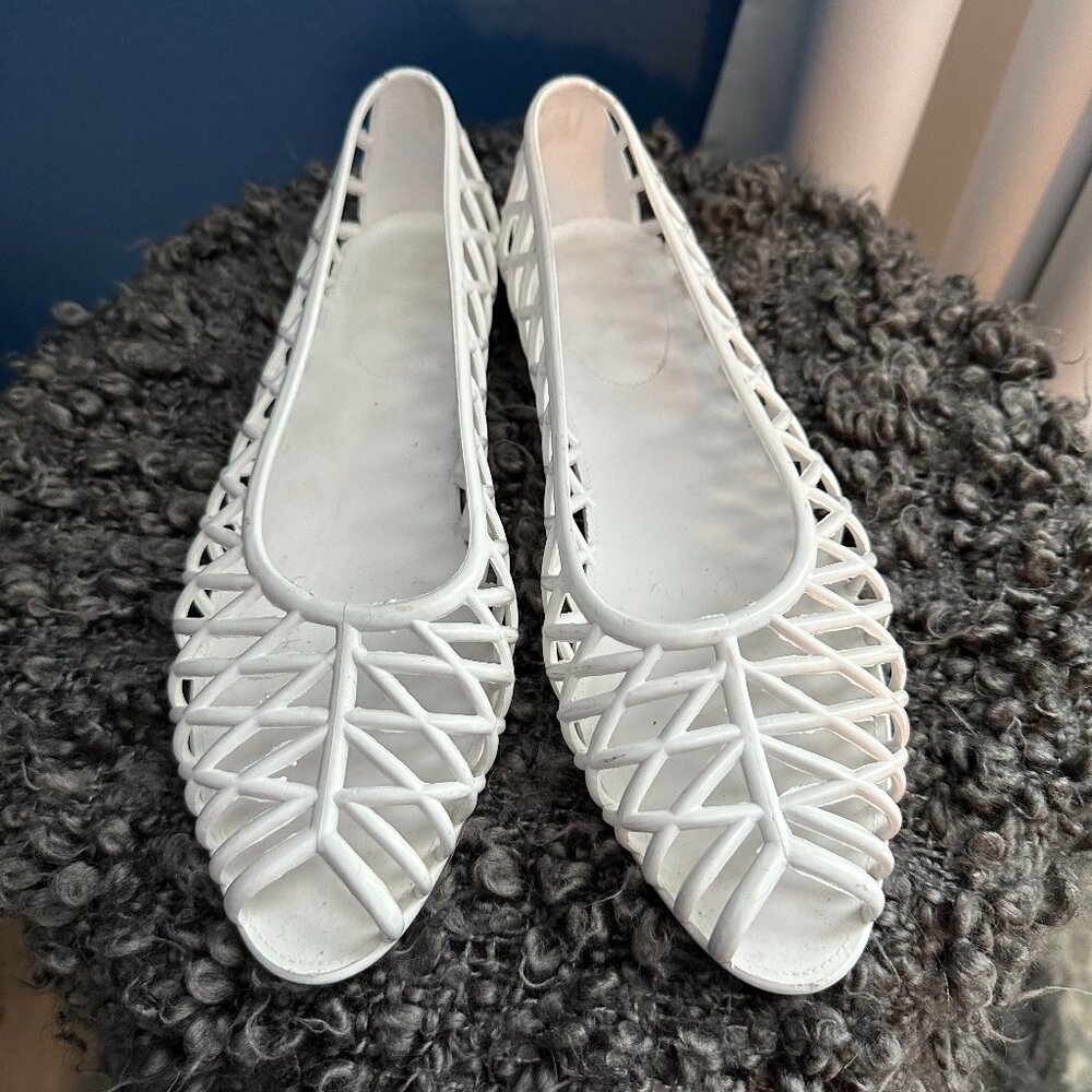 American Apparel White Jellies - s7